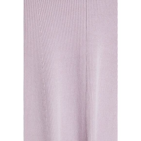 By Malene Birger Lilo Ribbed Knit Maxi Dress Lilac Size 6 Stretch Luxury - Picture 8 of 11